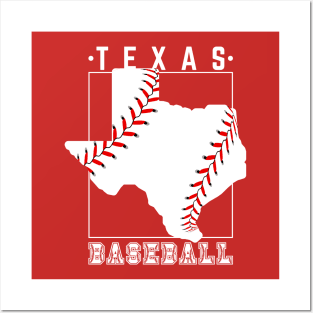 Texas Baseball Posters and Art